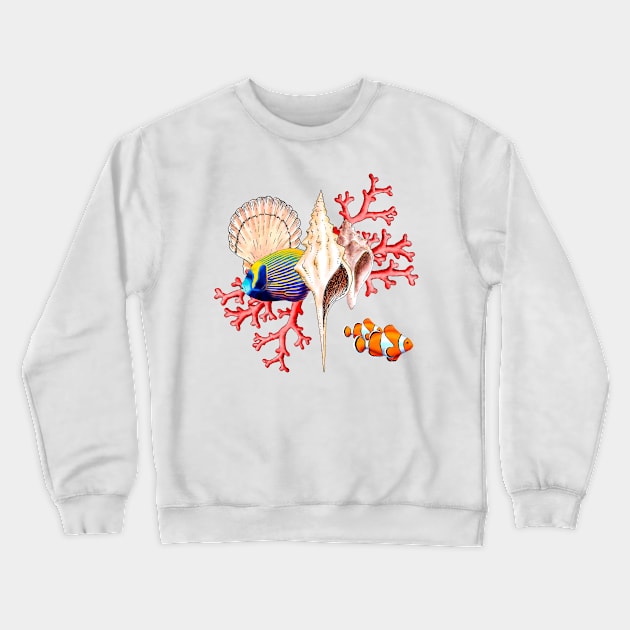 Ocean Crewneck Sweatshirt by lucamendieta